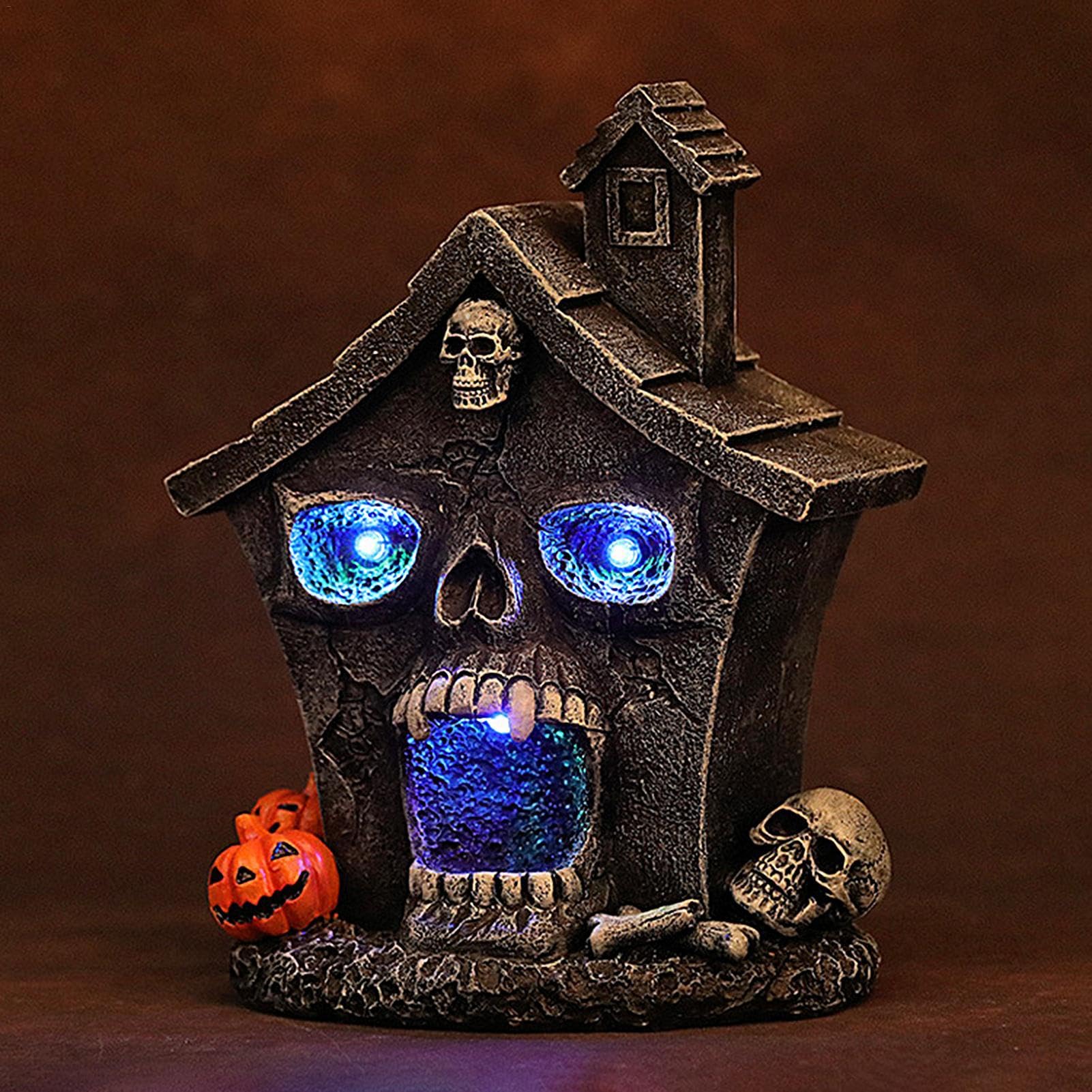 ハロウィン　雑貨　ゴーストハウス ハロウィン ゴーストハウス缶（パープル） | 株式会社エウレカ